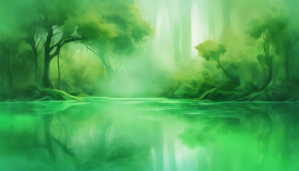 captivating green color palette